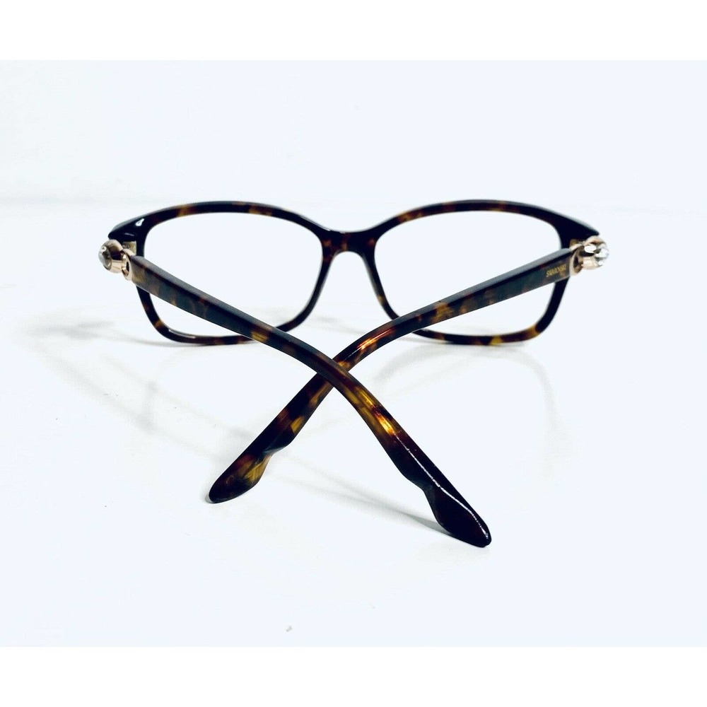 Swarovski Tortoise Rectangular Frame Glasses - image 5